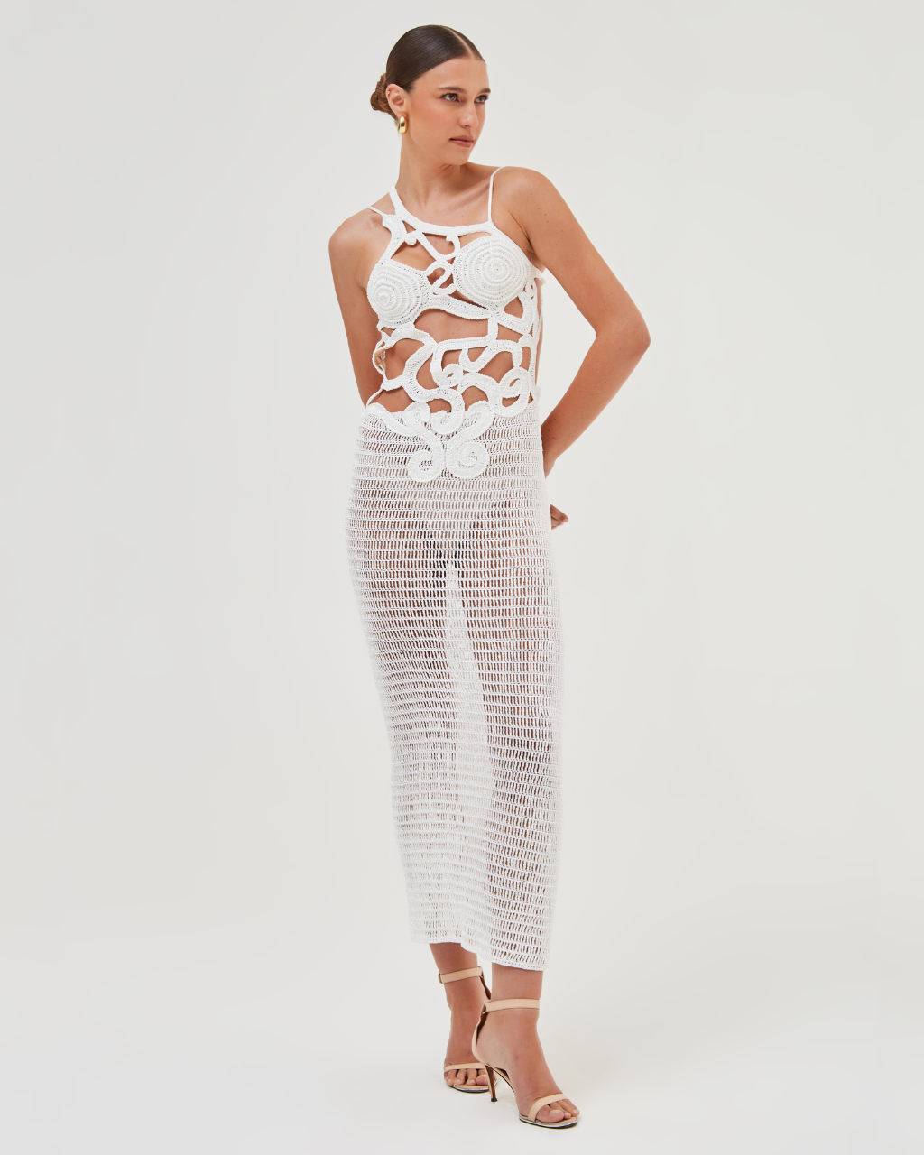 RACHEL DRESS IN WHITE