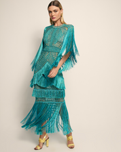 EVELYN DRESS IN BLUE