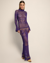NAOMI DRESS IN PURPLE