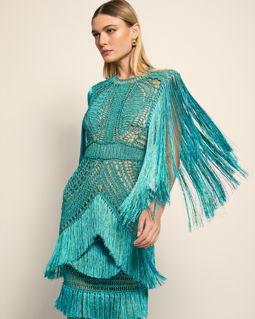 EVELYN DRESS IN BLUE
