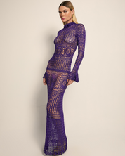 NAOMI DRESS IN PURPLE