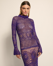 NAOMI DRESS IN PURPLE