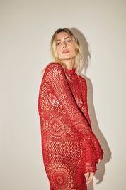 NAOMI DRESS IN RED