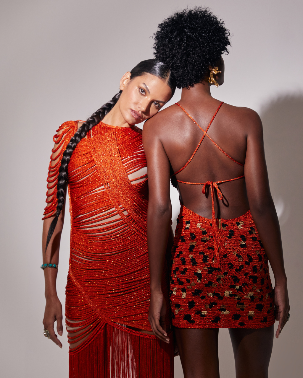 ORANGE LEOPARD DRESS AndreaAlmeida ORANGE LEOPARD DRESS AndreaAlmeida