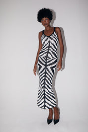 ZEBRA LONG DRESS