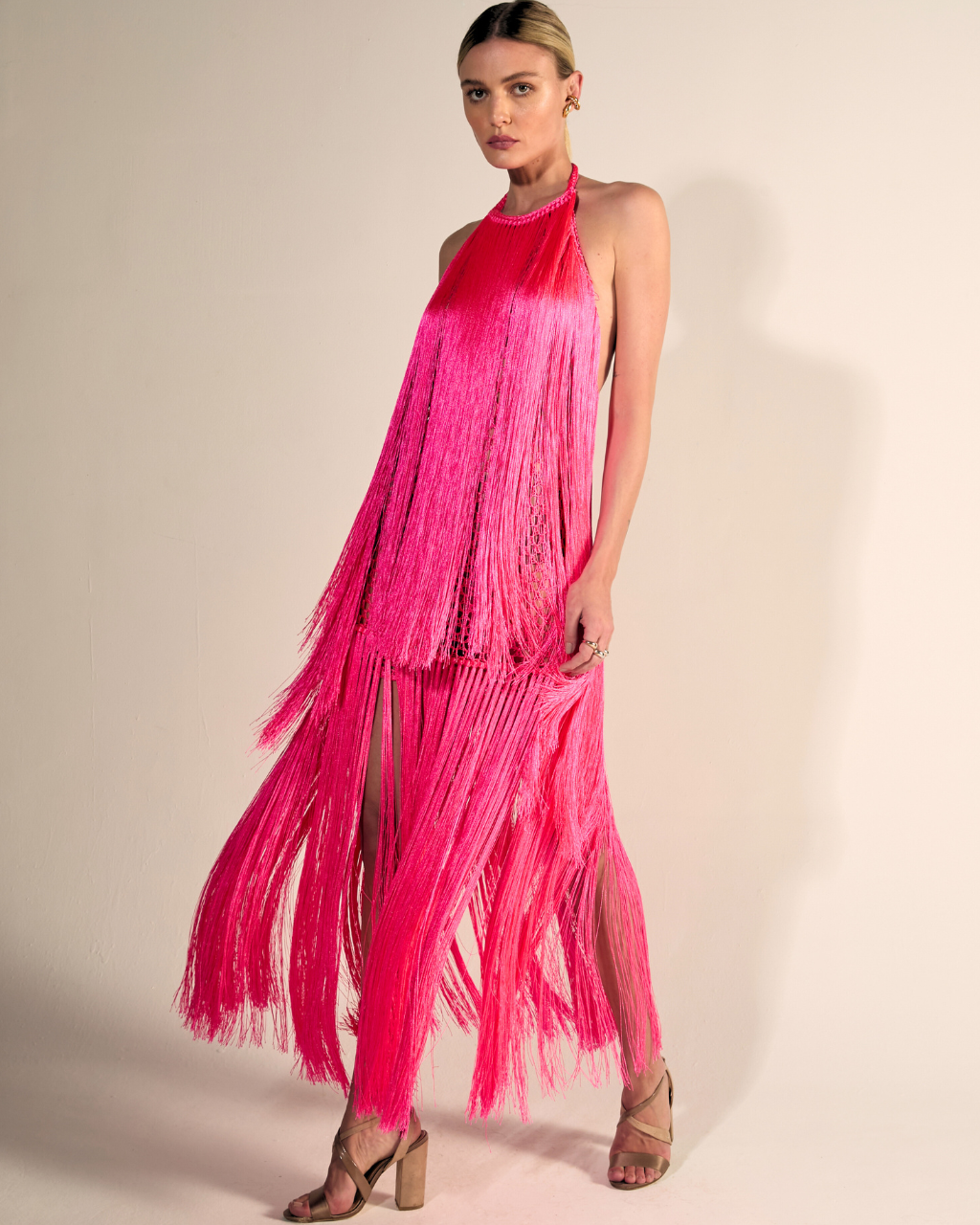 BEL MAXI DRESS IN PINK – AndreaAlmeida